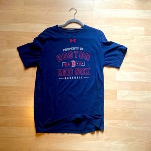 Red Sox under armor shirt “property of boston Red Sox baseball”